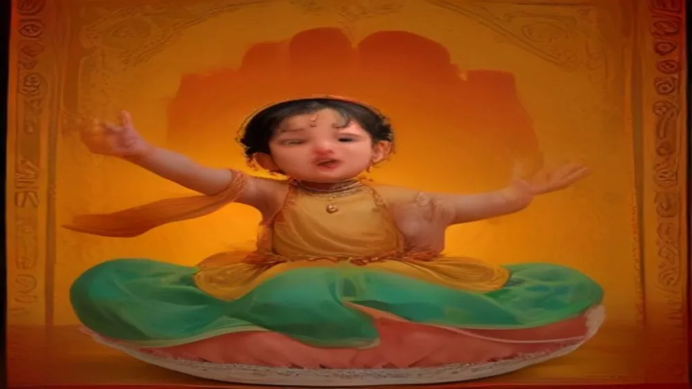 Mitti Khana aur Yashoda ko Mukh mein Brahmand Darshan