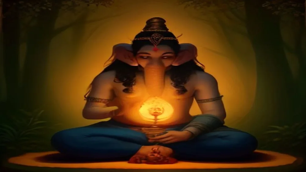 Mahaganpati, Ranjangaon — Tripurasur Vadh Se Pehle Shiv Ki Ganesh-Puja